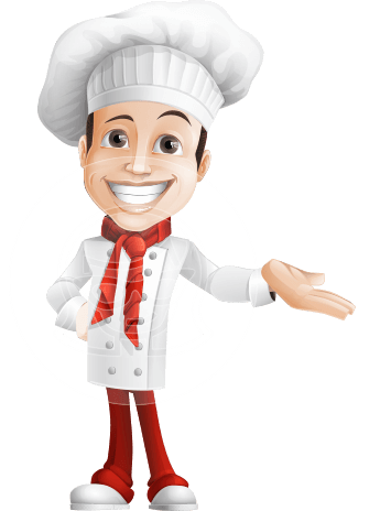Italian Chef Cartoon Vector Character
